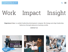 Tablet Screenshot of experienceit.com